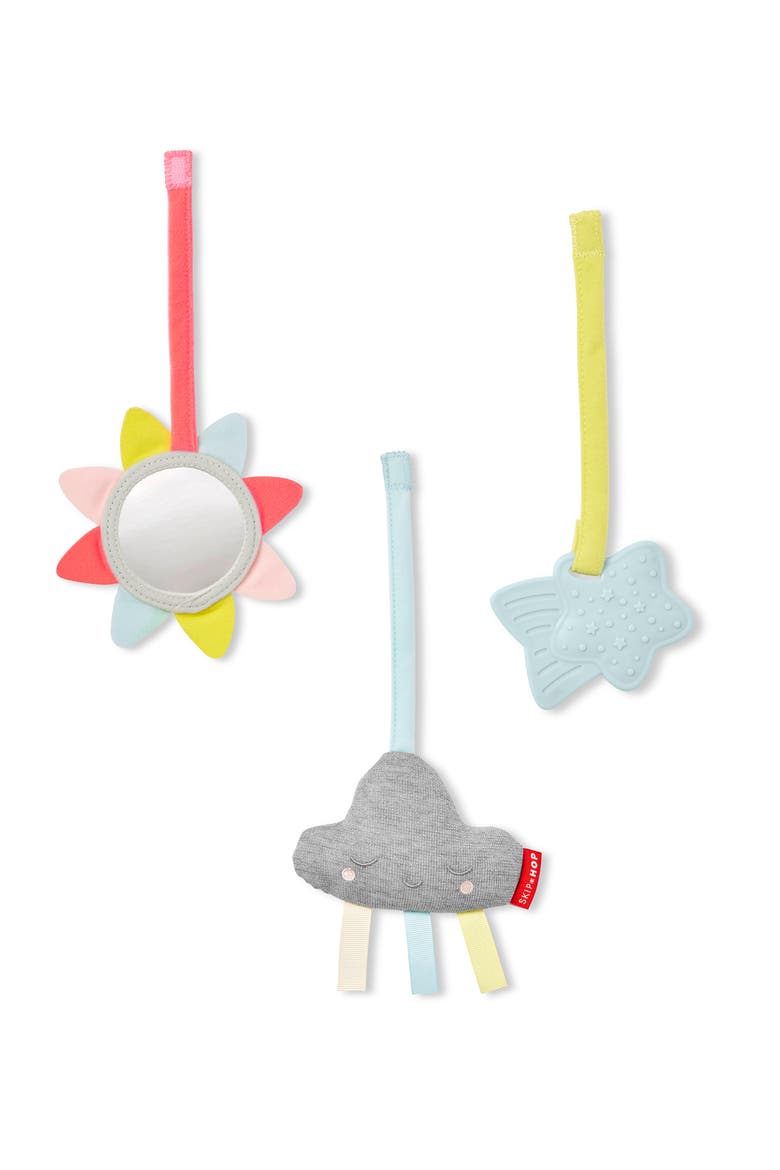 Silver Lining Cloud Wooden Activity Gym, Alternate, color, MULTI