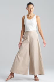 Natori TECH COTTON TAFFETA Palazzo Pants
