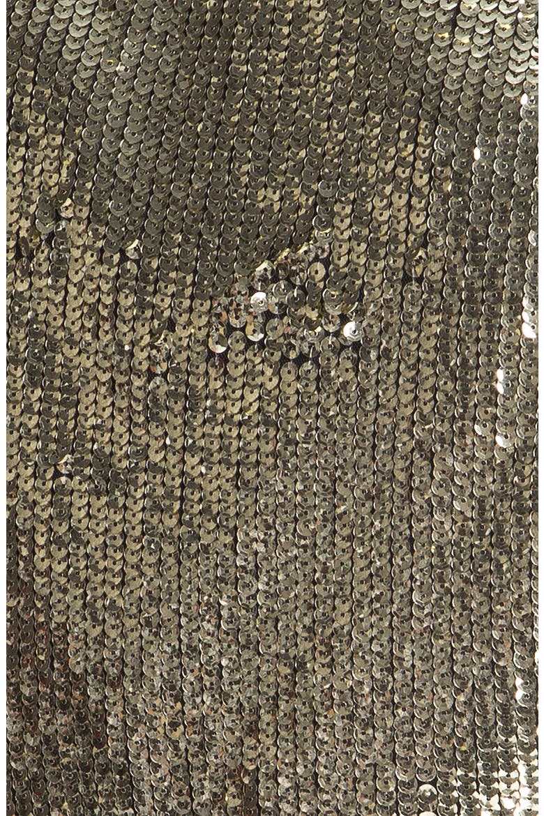 Short Sleeve Sequin Bolero, Alternate, color, GOLD
