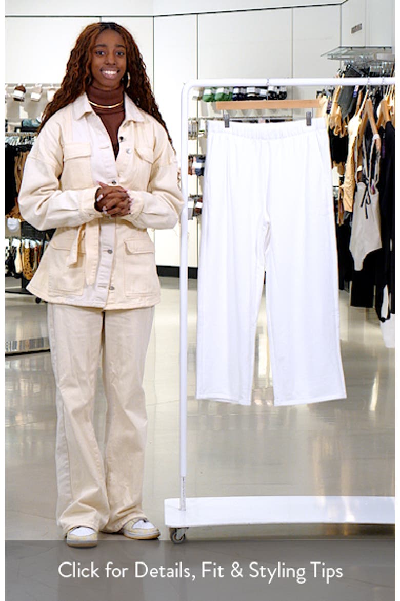Organic Cotton Ankle Straight Leg Pants video