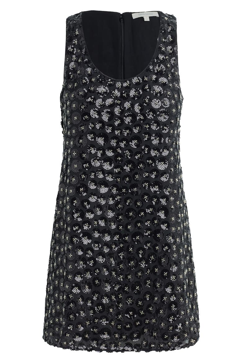 The Sequin Getting Ready Minidress, Alternate, color, BLACK SPARKLE
