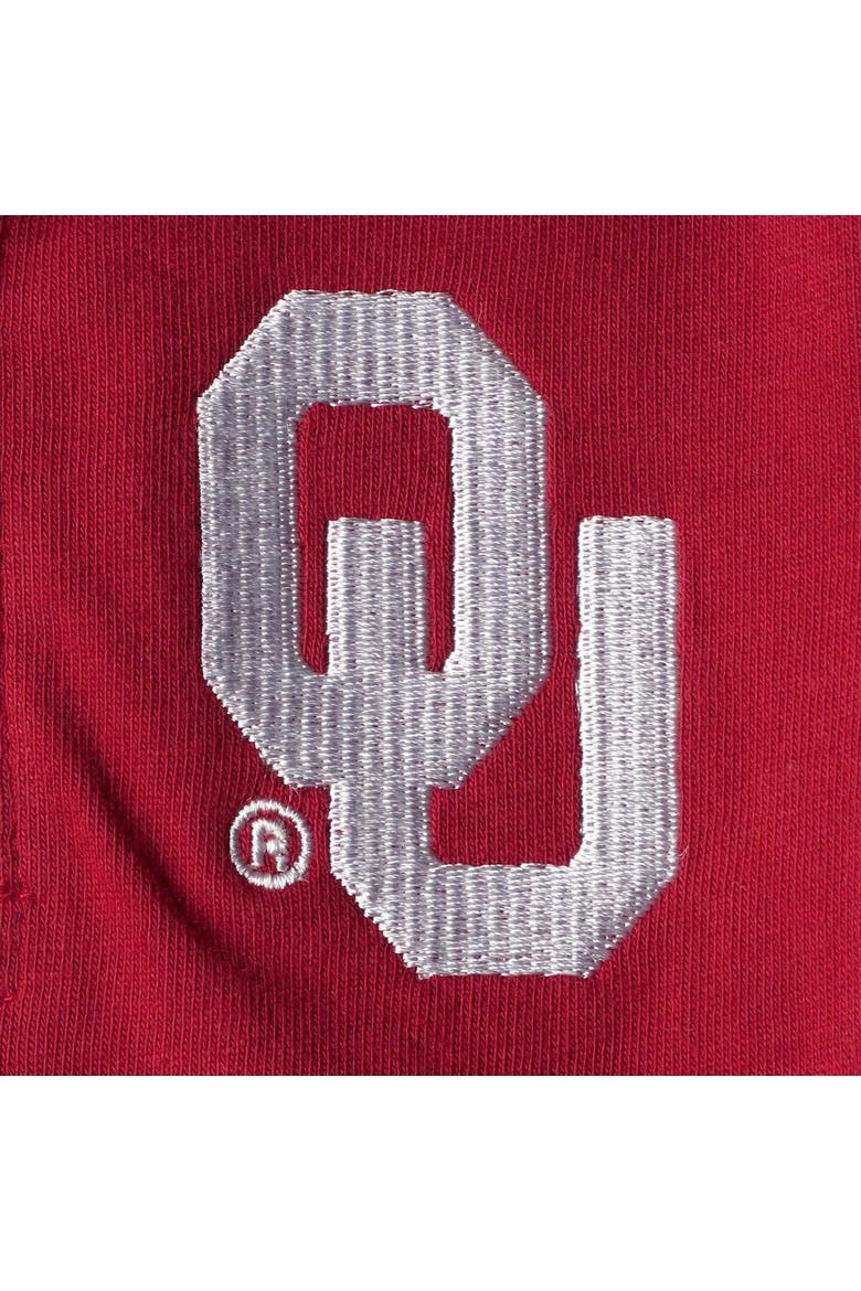Infant Crimson Oklahoma Sooners Polo Bodysuit, Alternate, color, Crimson