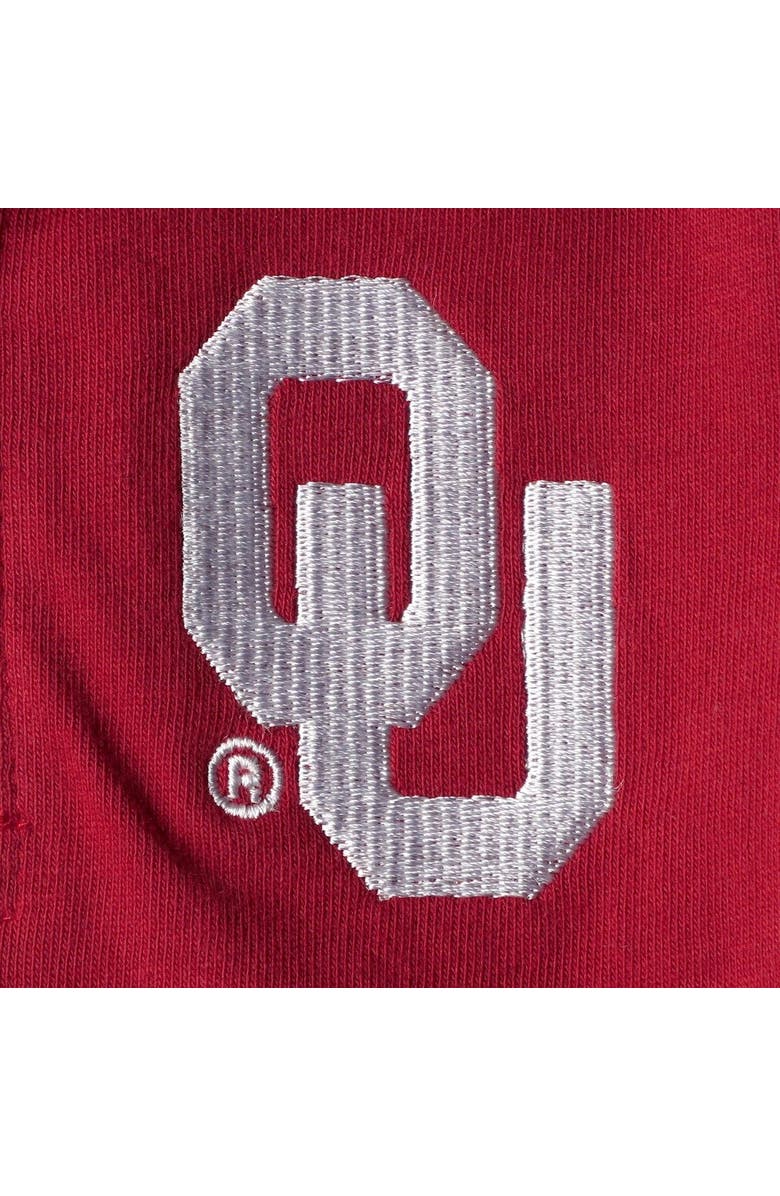 LITTLE KING Infant Crimson Oklahoma Sooners Polo Bodysuit, Alternate, color, Crimson