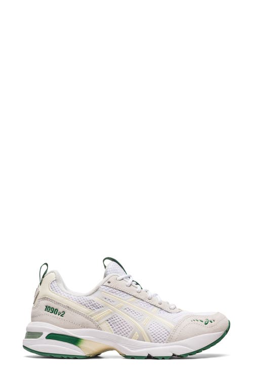 Asics Gel-1090v2 Sneakers In White/glacier Grey