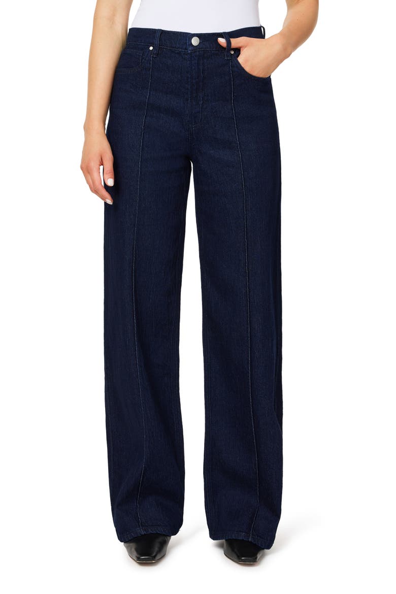Carla Retro Pintuck Straight Leg Pants, Main, color, RINSE