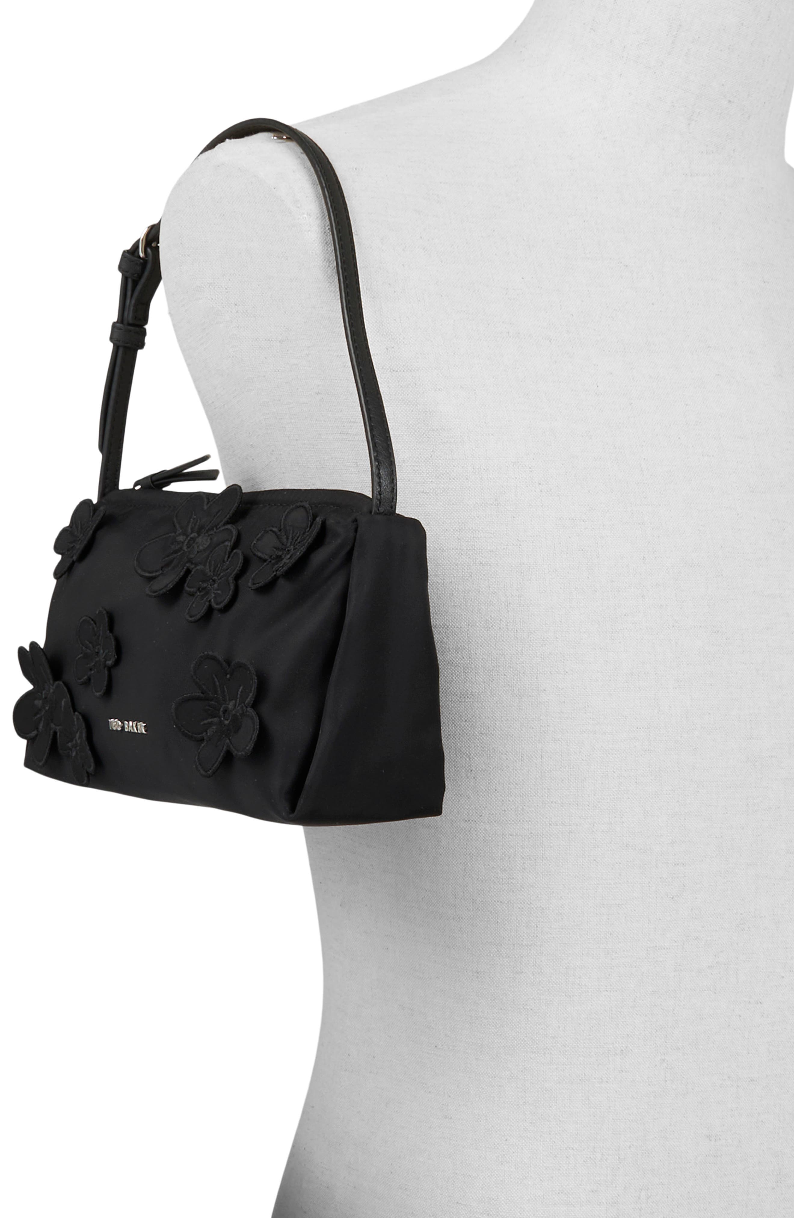 Ted Baker London Nicki Shoulder Bag, Alternate, color, Open Black