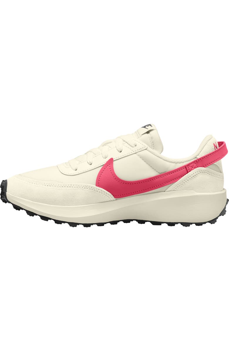 Nike Waffle Debut Sneaker, Alternate, color, Sail/ Aster Pink-Black