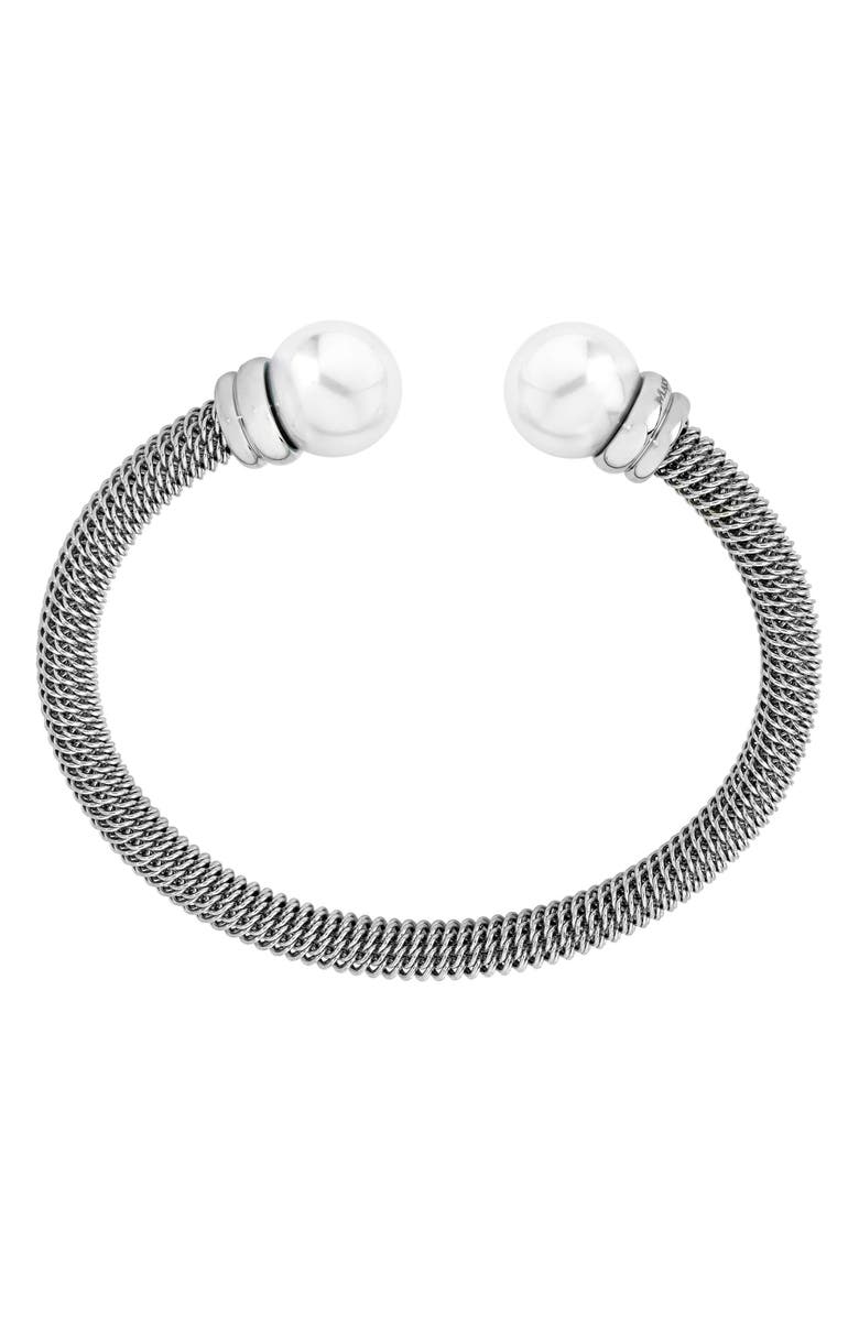 Majorica 12mm Pearl Bangle, Alternate, color,