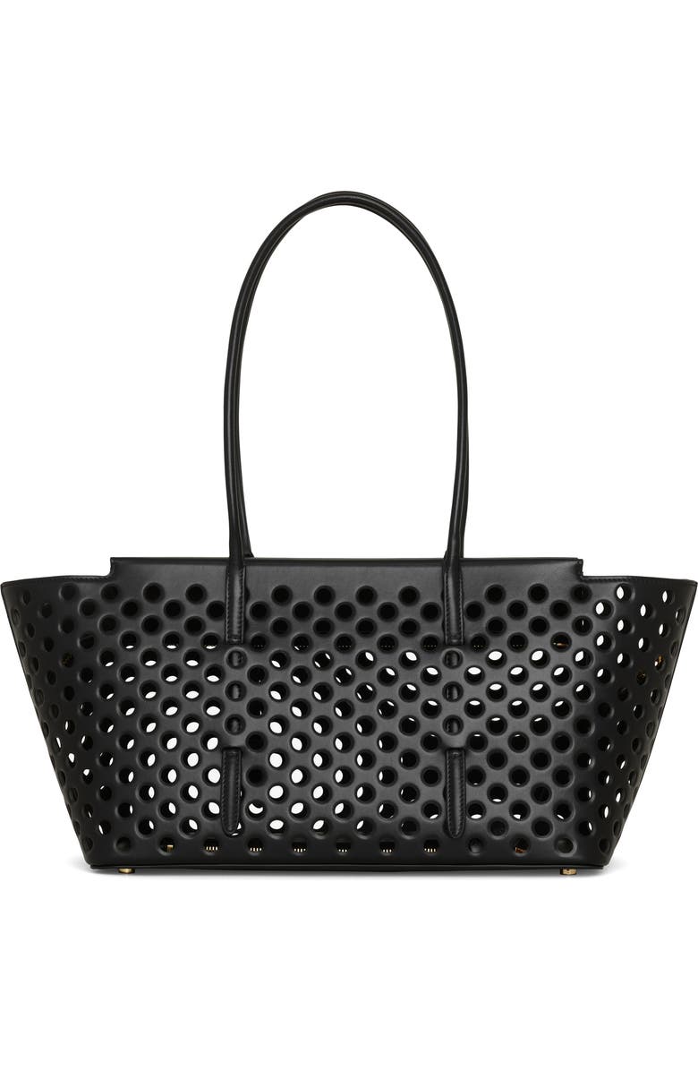 Alaïa Neo Mina 32 Perforated Calfskin Tote, Main, color,