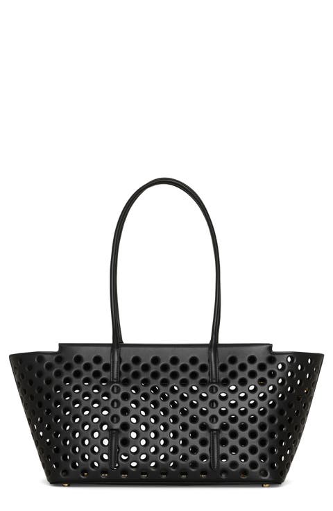 Neo Mina 32 Perforated Calfskin Tote