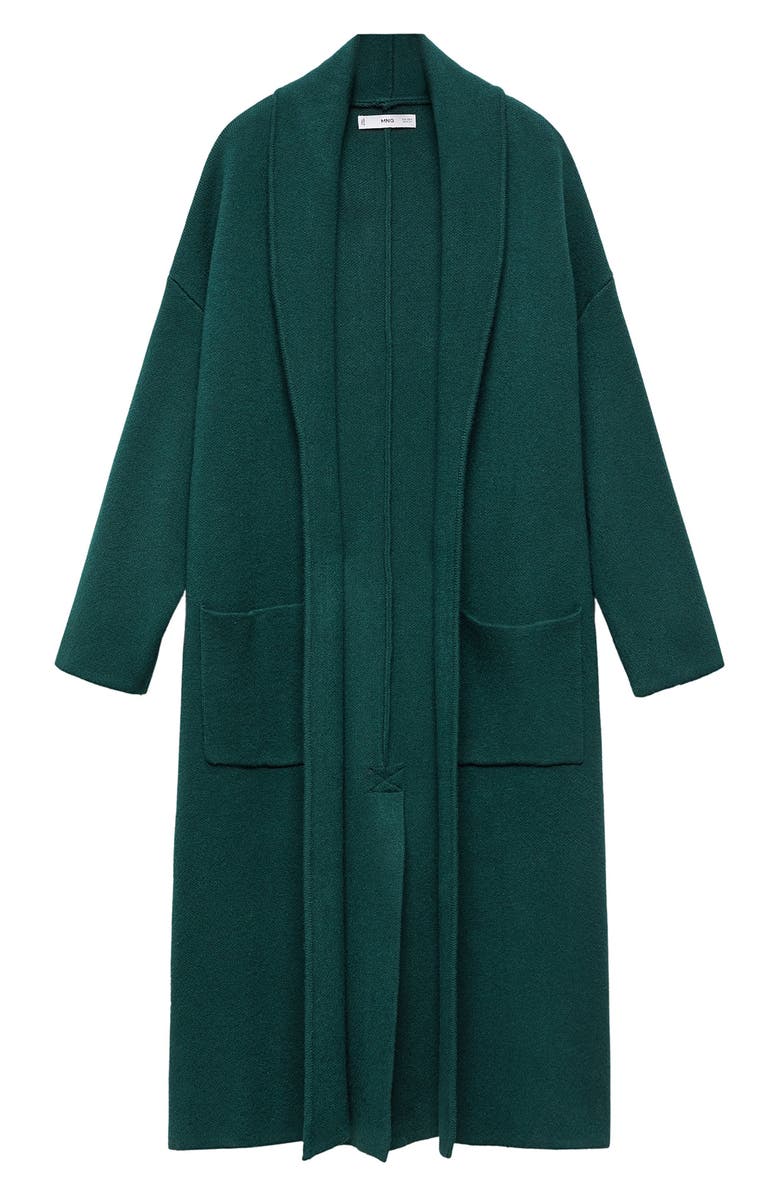 MANGO Open Front Sweater Coat, Alternate, color, 