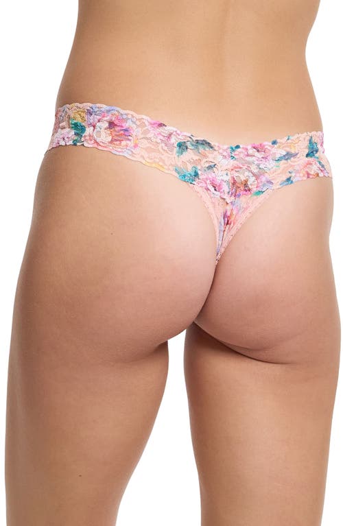 Hanky Panky Print Low Rise Thong In Buy Myself Flowers