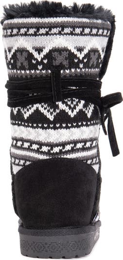 MUK LUKS Clementine Faux Fur Boot Wide Width Available (Women