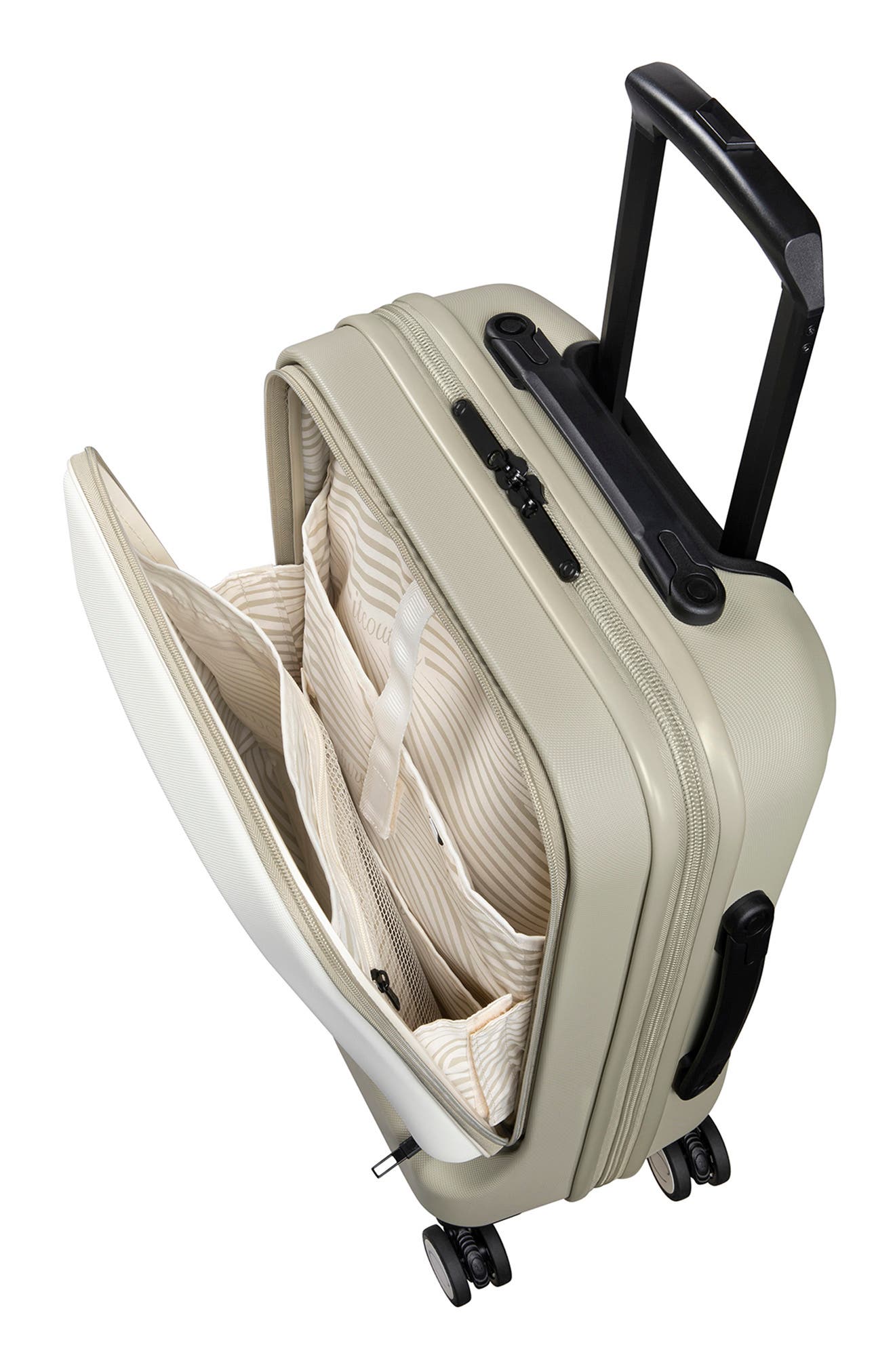 IT COUTURE Luminita 22-Inch Hardshell Spinner Suitcase, Alternate, color, White / Eucalyptus