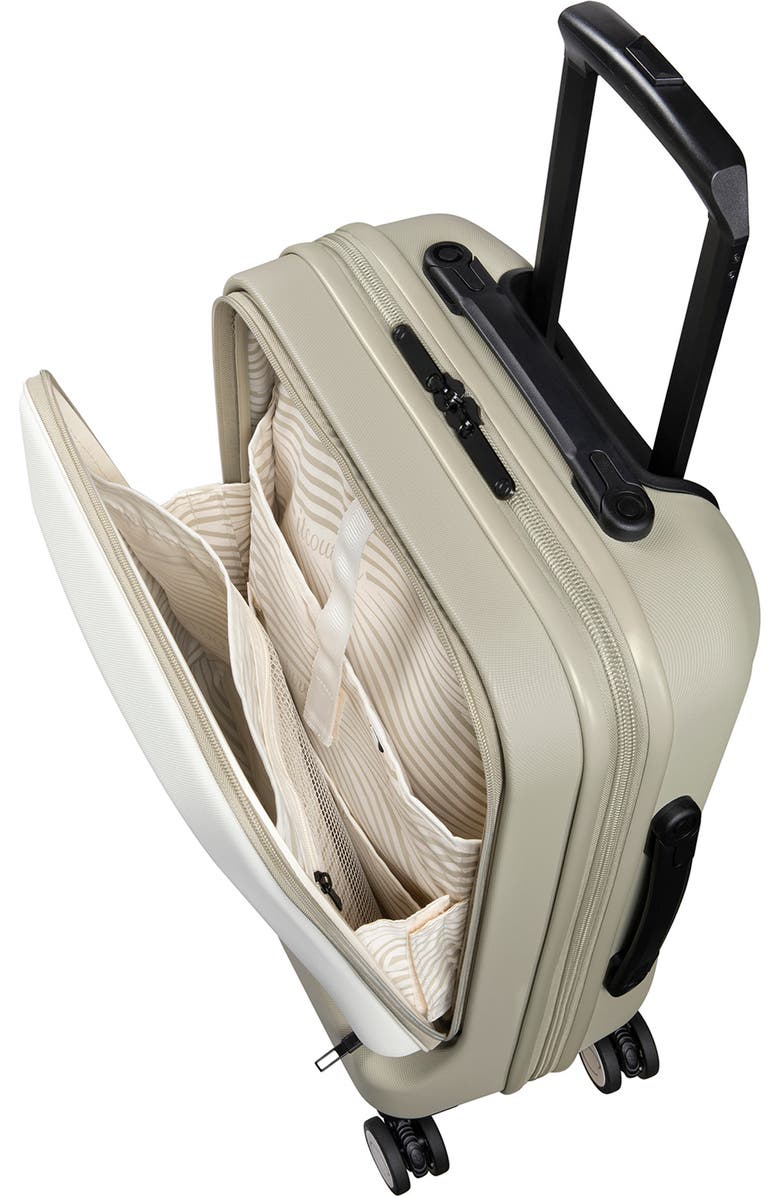 IT COUTURE Luminita 22-Inch Hardshell Spinner Suitcase, Alternate, color, White / Eucalyptus