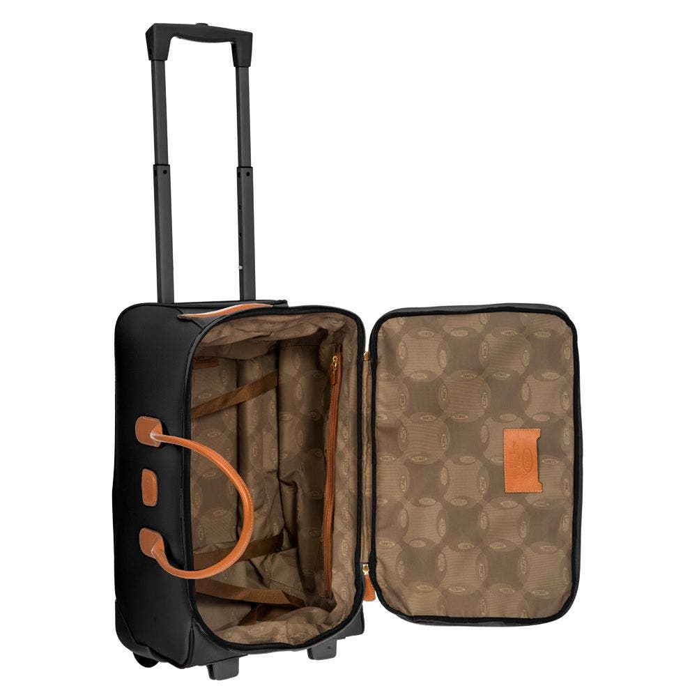 Bric
s Firenze 21" Carry-On Rolling Duffle, Alternate, color, Black