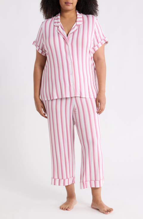 Tranquility Crop Pajamas (Plus)