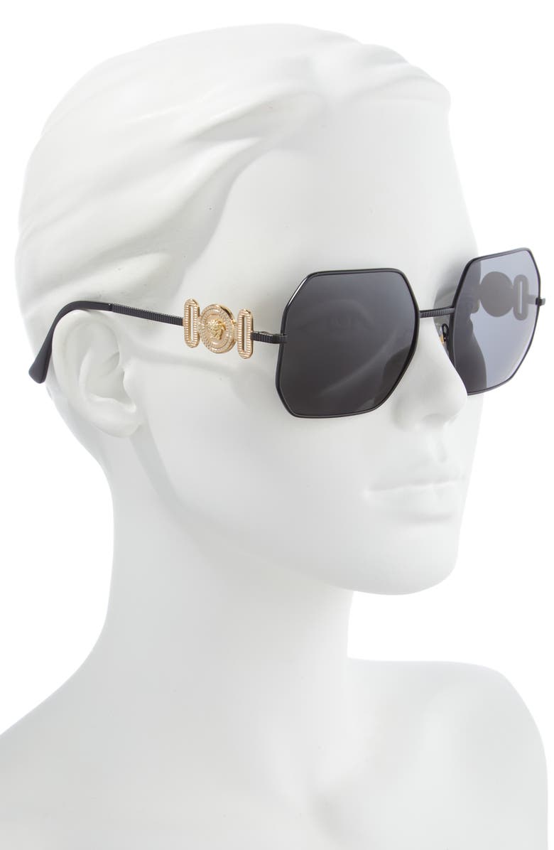 Versace 58mm Square Sunglasses, Alternate, color,