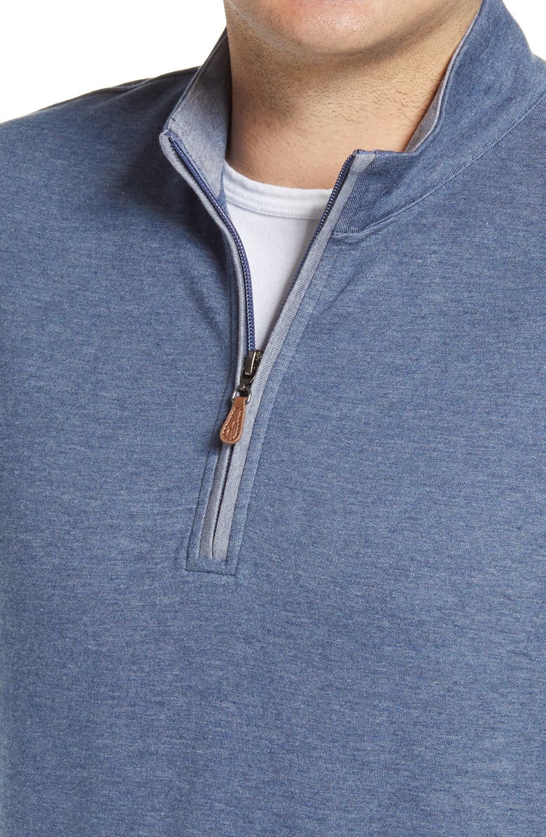 johnnie-O Sully Quarter Zip Pullover, Alternate, color, Helios Blue