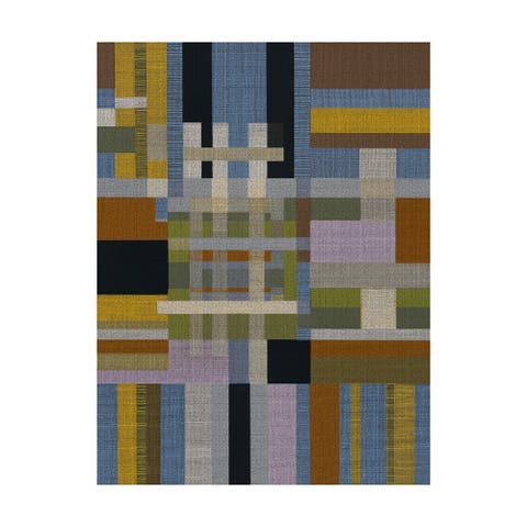 Woven Perspectives No. 08 Geometric Abstract Art Print