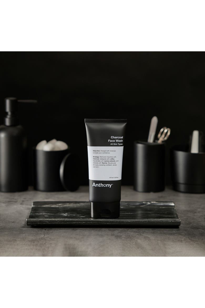 Charcoal Face Wash 6 oz, Alternate, color, Black