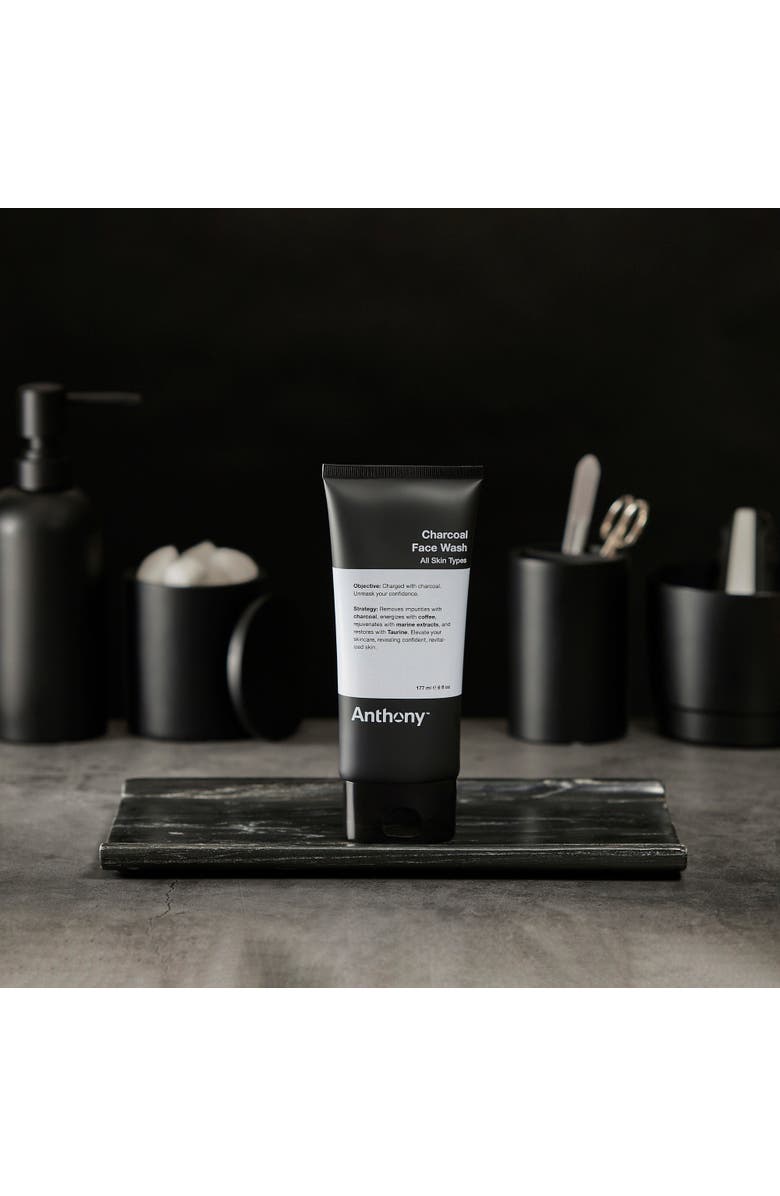 Anthony Charcoal Face Wash 6 oz, Alternate, color, Black