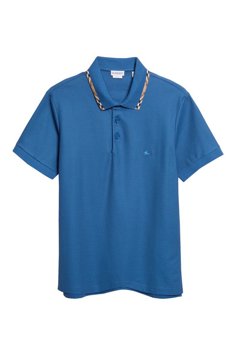 Eddie EKD Embroidered Cotton Piqué Polo, Alternate, color, OFFICERS BLUE