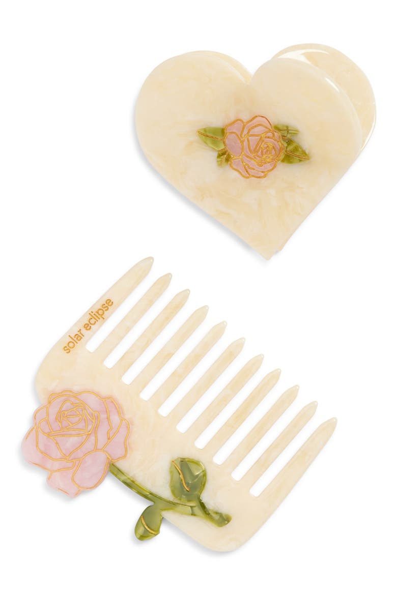 Vintage Rose Jaw Clip & Comb Set (Nordstrom Exclusive), Main, color, BEIGE