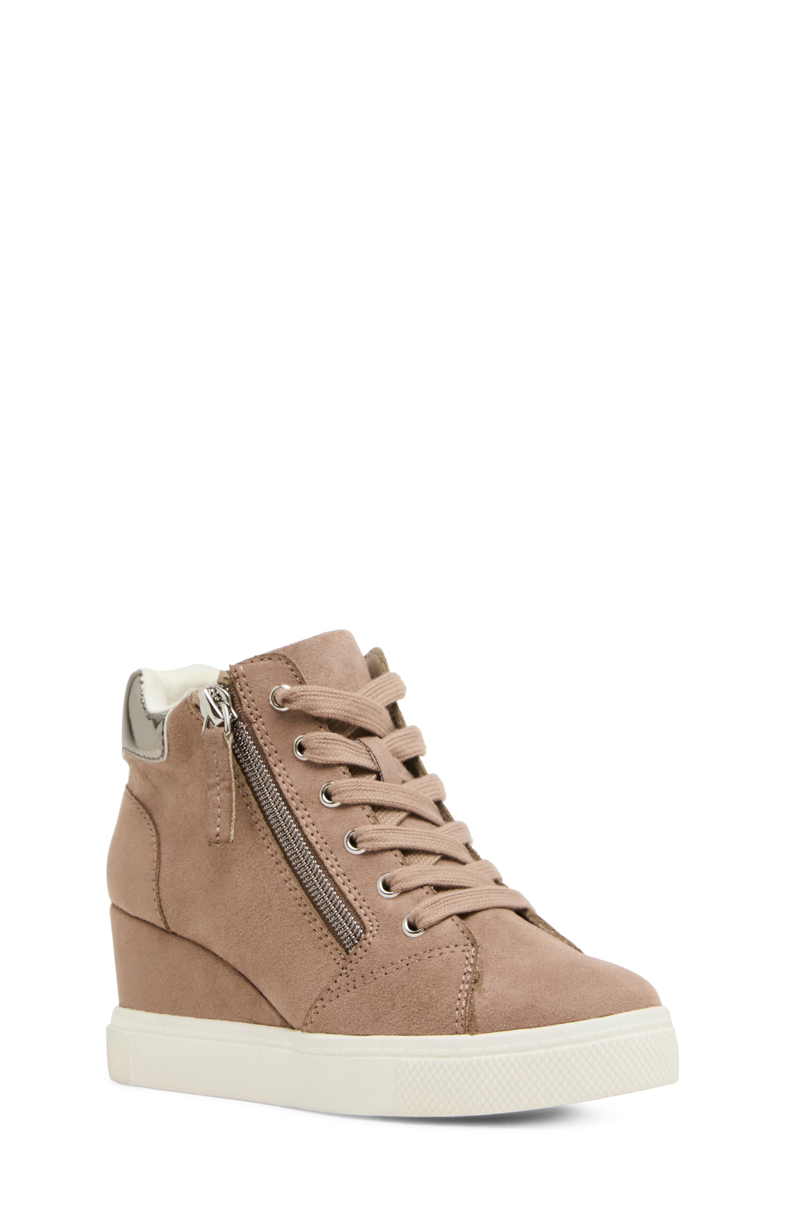 Kids' Jatomic Wedge High Top Sneaker, Main, color, TAUPE