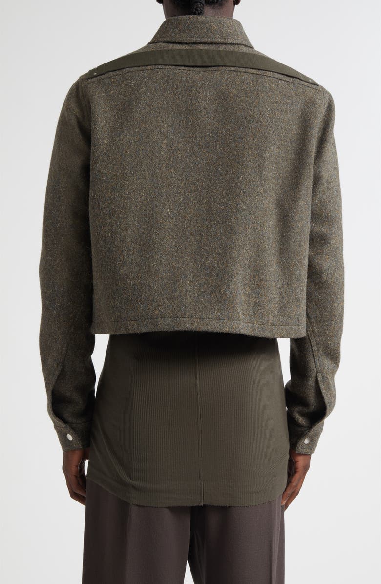 Rick Owens Concordians Alice Brad Wool Jacket, Alternate, color, Bosco