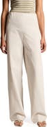 Vince Colette High Waist Cotton Twill Bias Pants