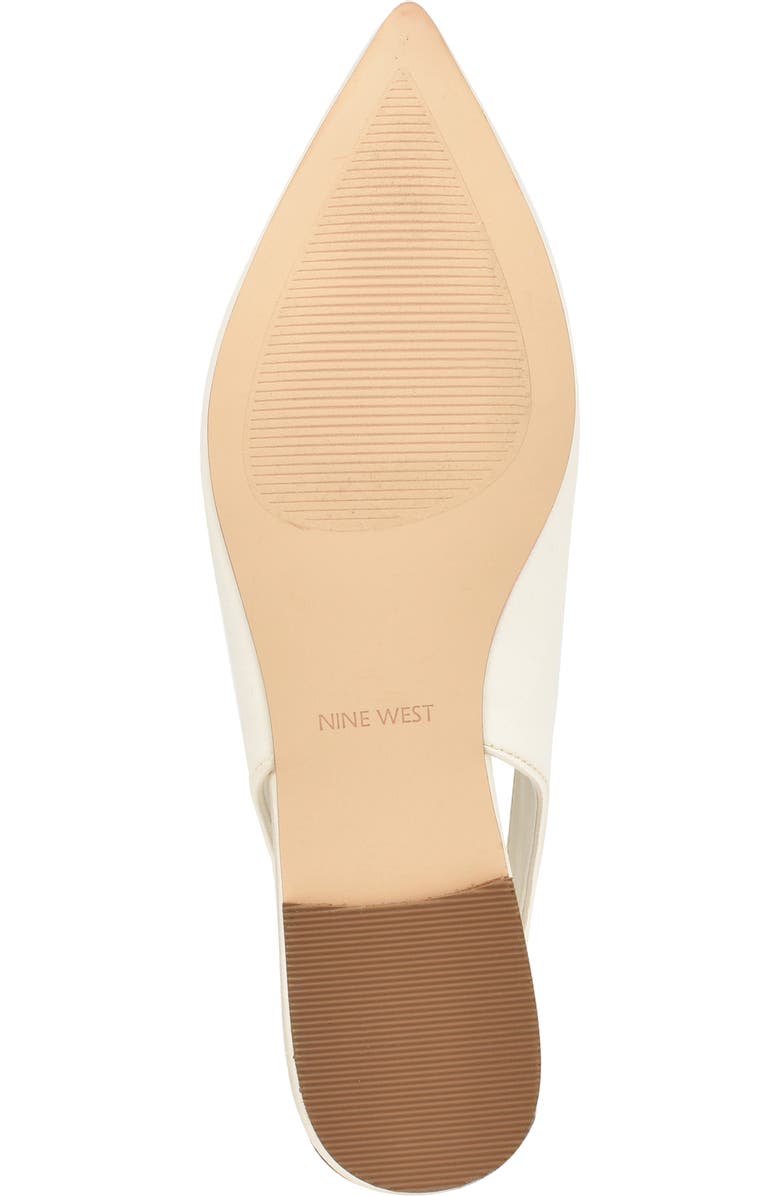 Nine West Blingy Crystal Slingback Flat, Alternate, color,