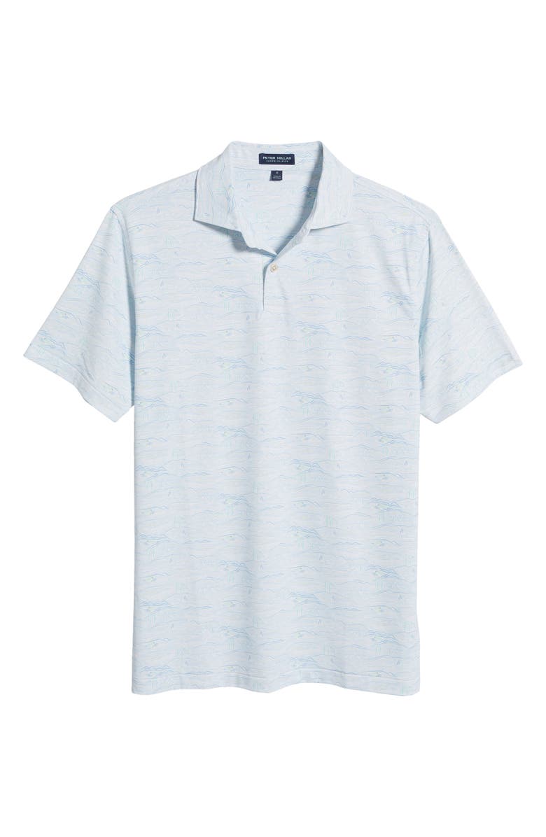 Peter Millar Crown Crafted Wine Country Performance Jersey Polo, Alternate, color, 