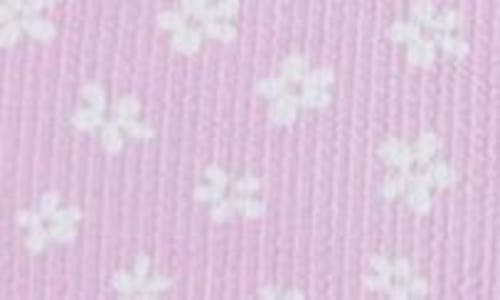 Design History Kids' Floral Crinkle Knit Top In Pink