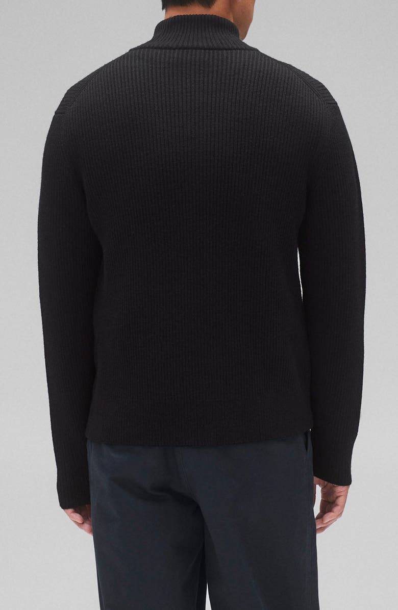 Reigning Champ Vinnie Rib Merino Wool Track Jacket, Alternate, color, 