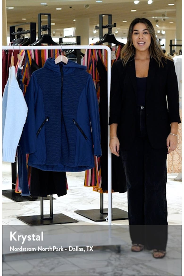Textured Hooded Walking Coat video