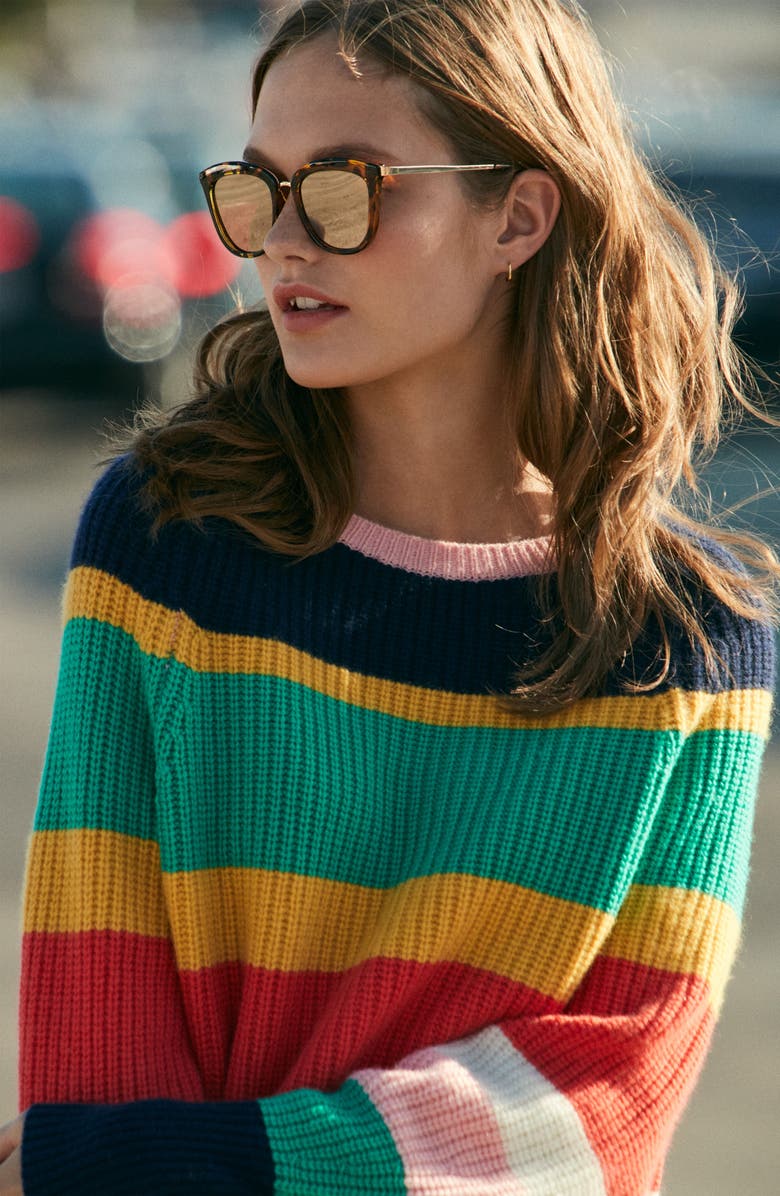 Le Specs Caliente 53mm Cat Eye Sunglasses, Alternate, color, 