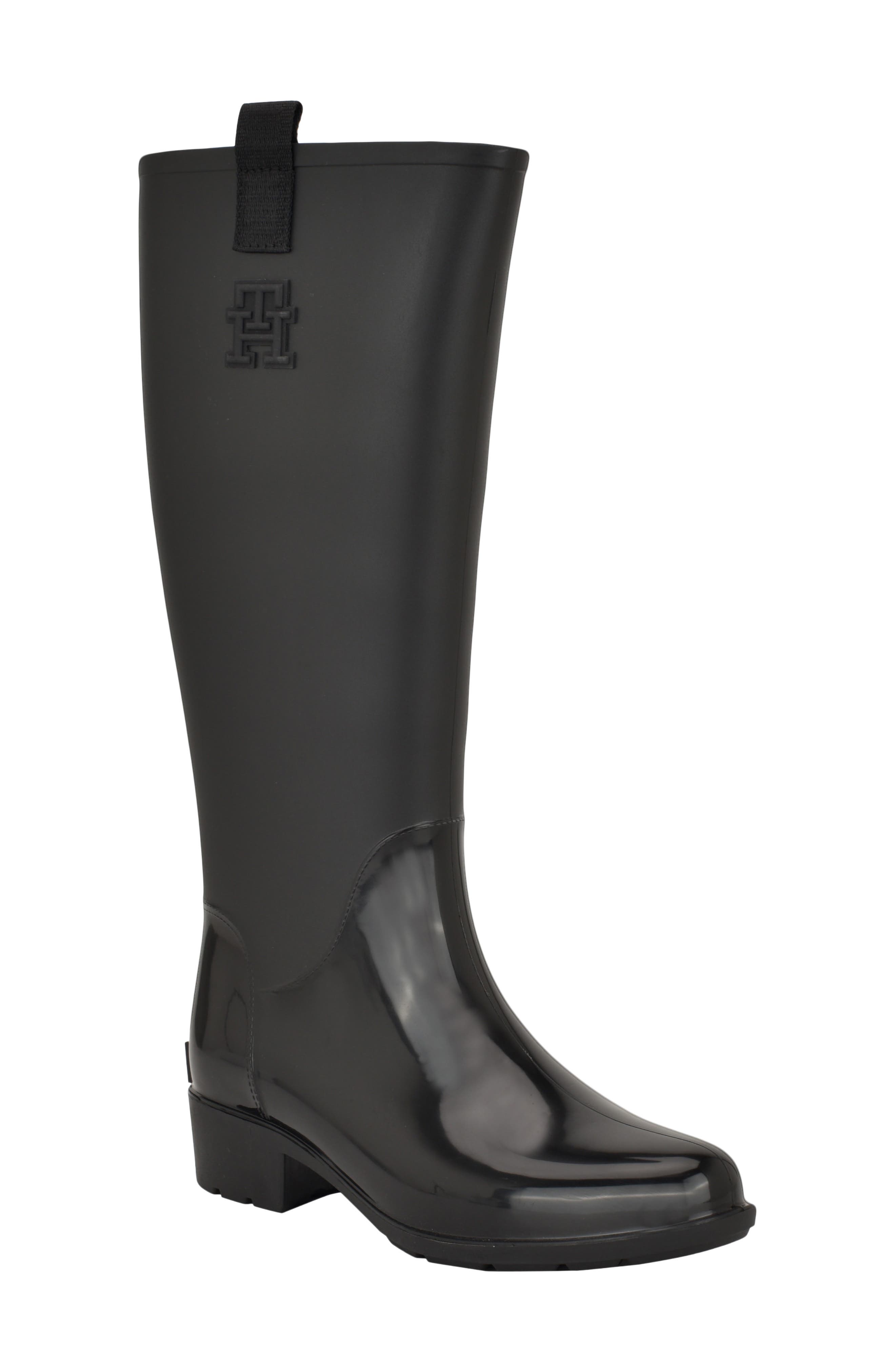 Tommy Hilfiger Karissa Rain Boot, Main, color, Black