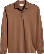 Aurélien Mercerized Cotton Long Sleeve Polo
