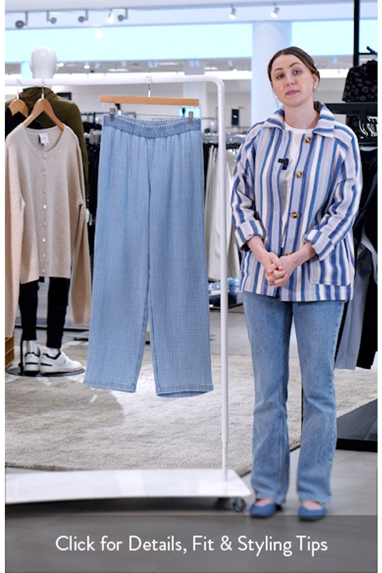 Cairo Smock Waist Cotton Pants video
