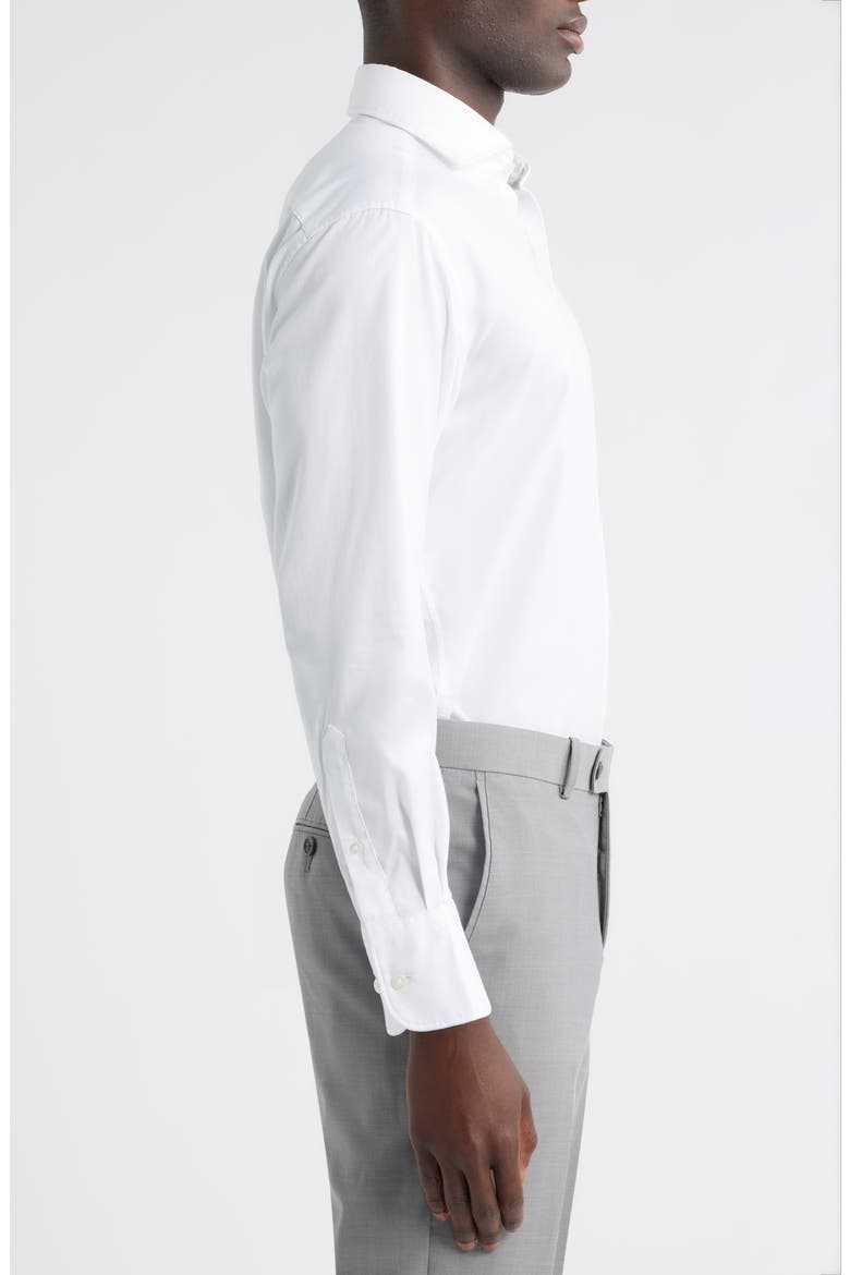 Soft Luxury Modern Fit Dress Shirt, Alternate, color, WHITE
