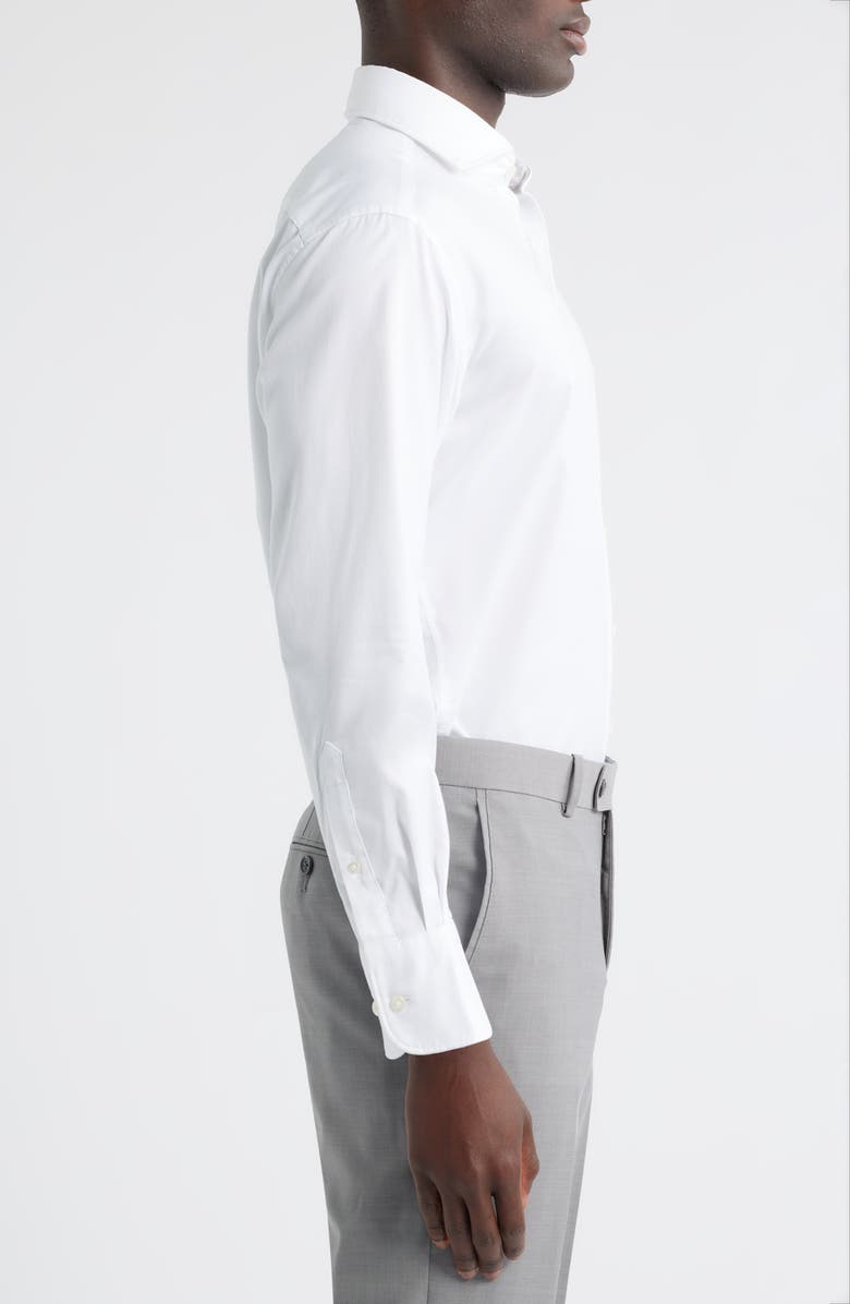 1863 by Eterna Soft Luxury Modern Fit Dress Shirt, Alternate, color, White