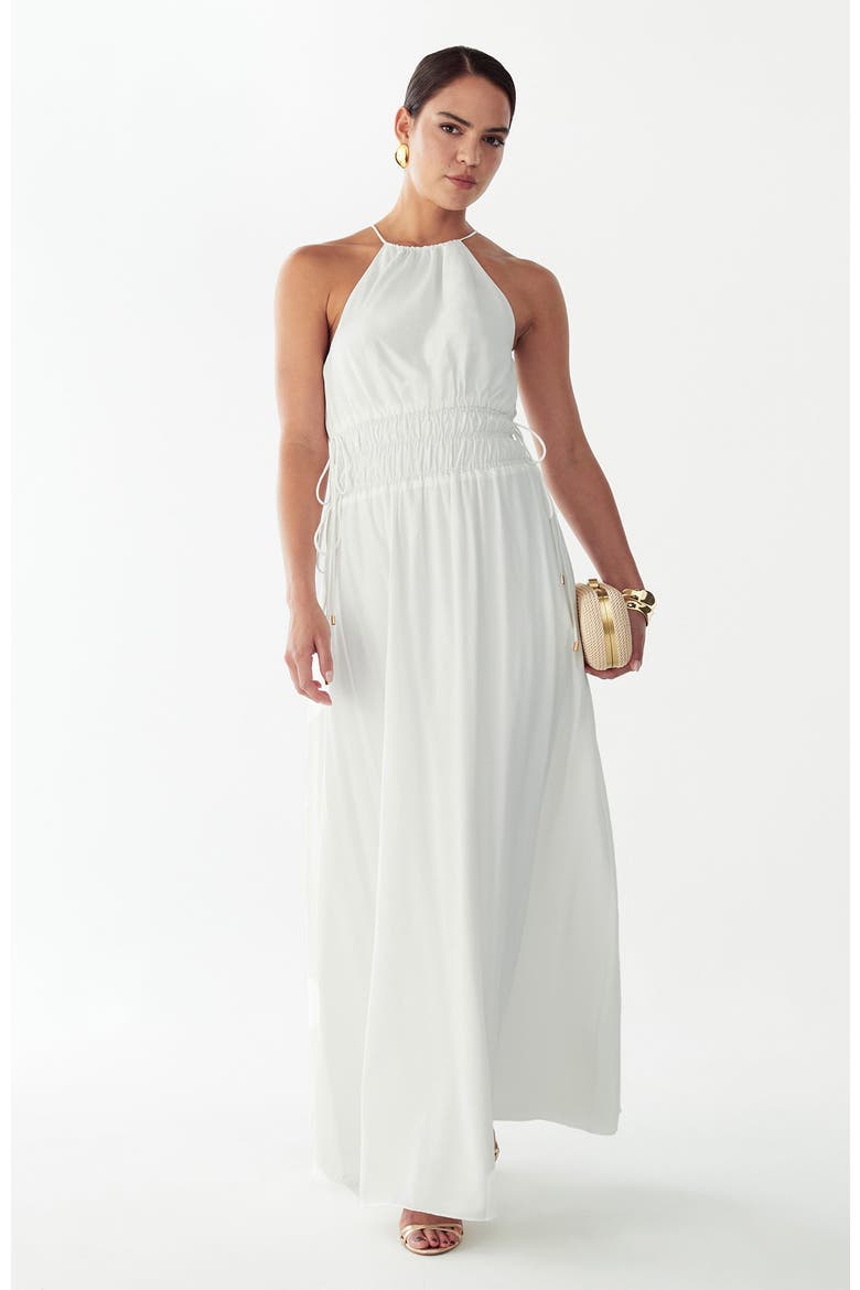 Elias Maxi Dress, Alternate, color, White