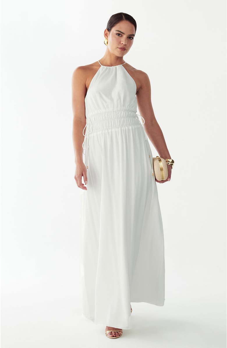 ST MRLO Elias Maxi Dress, Alternate, color, White