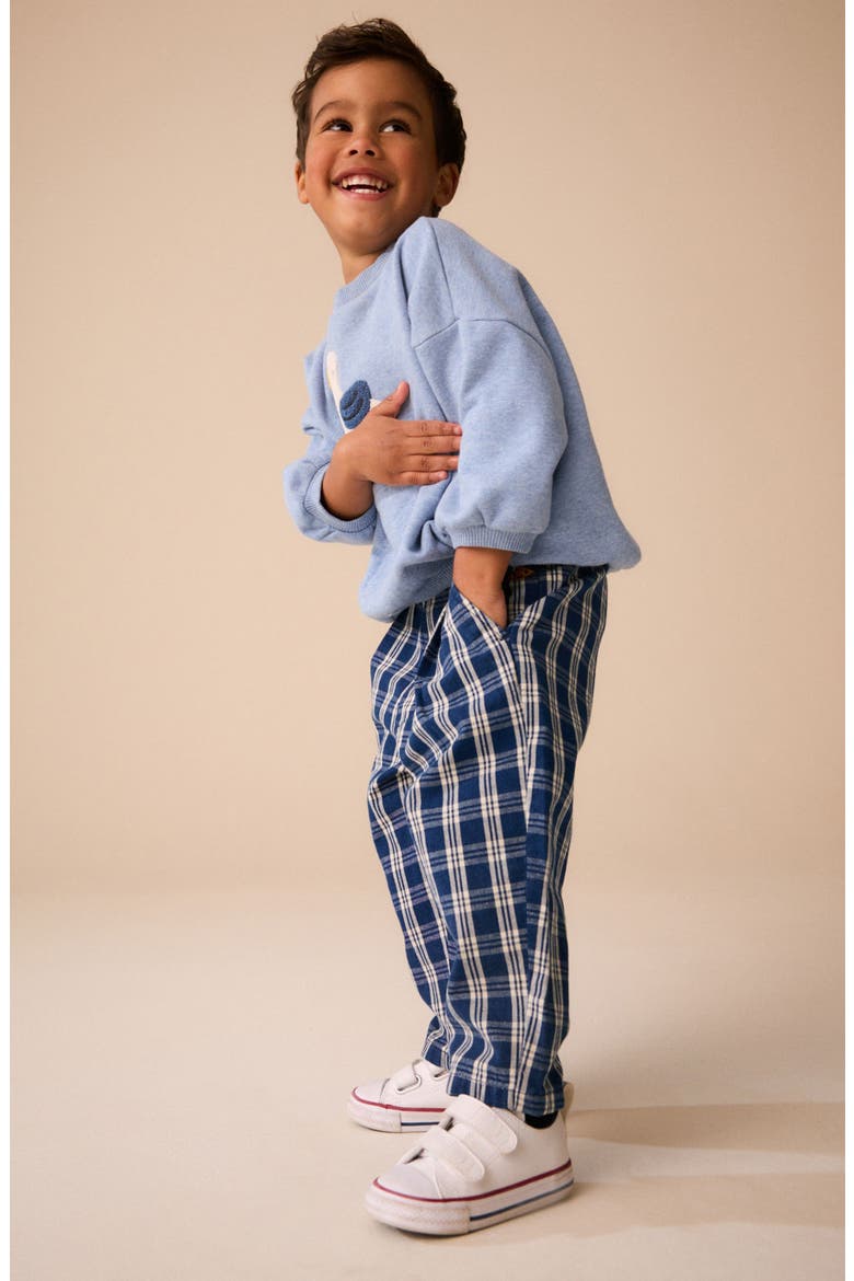 Kids' Barrel Leg Pants, Alternate, color, BLUE