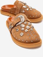 Forever & Always Shoes Maril Leather Buckle Sandal