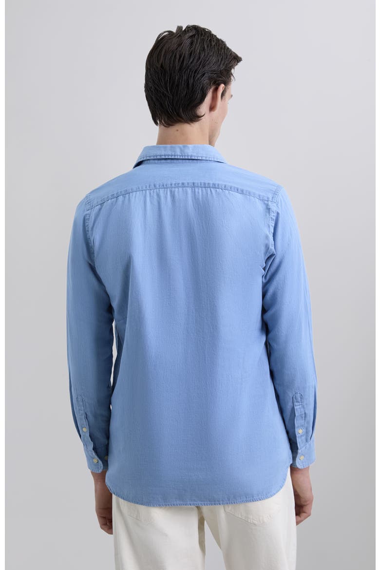 Alpha Polera Shirt, Alternate, color, Lightdenim