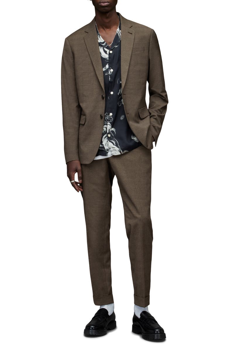 AllSaints Lenox Glen Plaid Blazer, Alternate, color, 