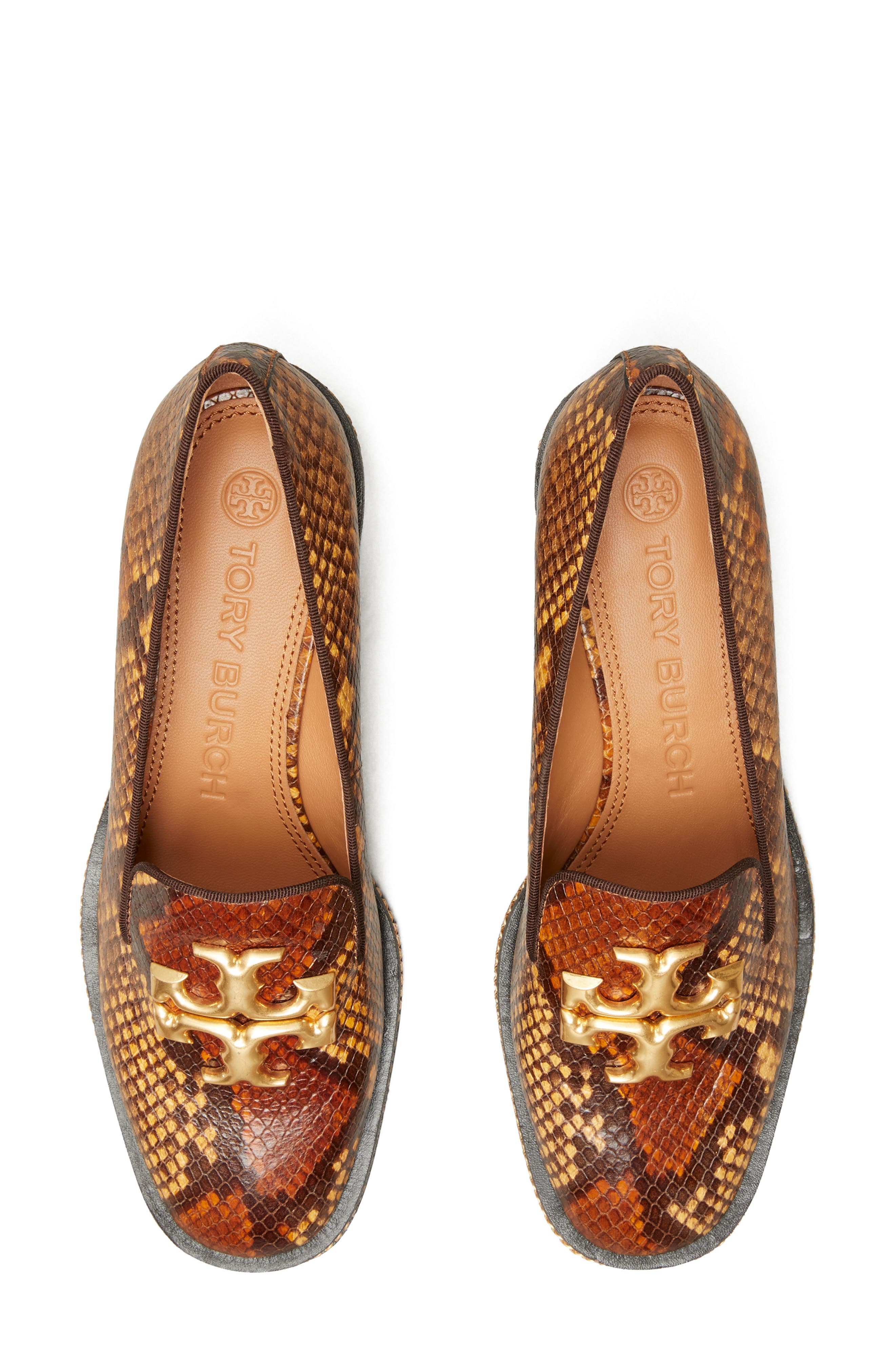 Tory Burch Freya Snake Embossed Loafer, Alternate, color, 