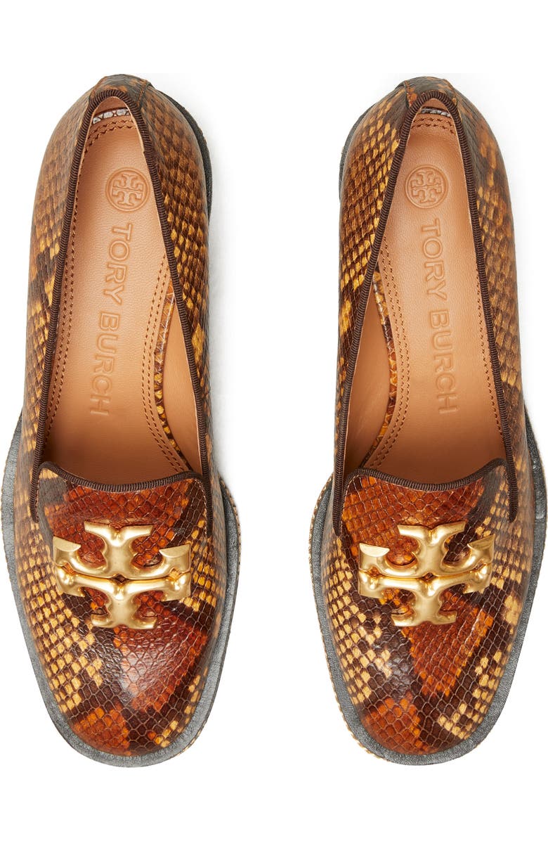 Tory Burch Freya Snake Embossed Loafer, Alternate, color,